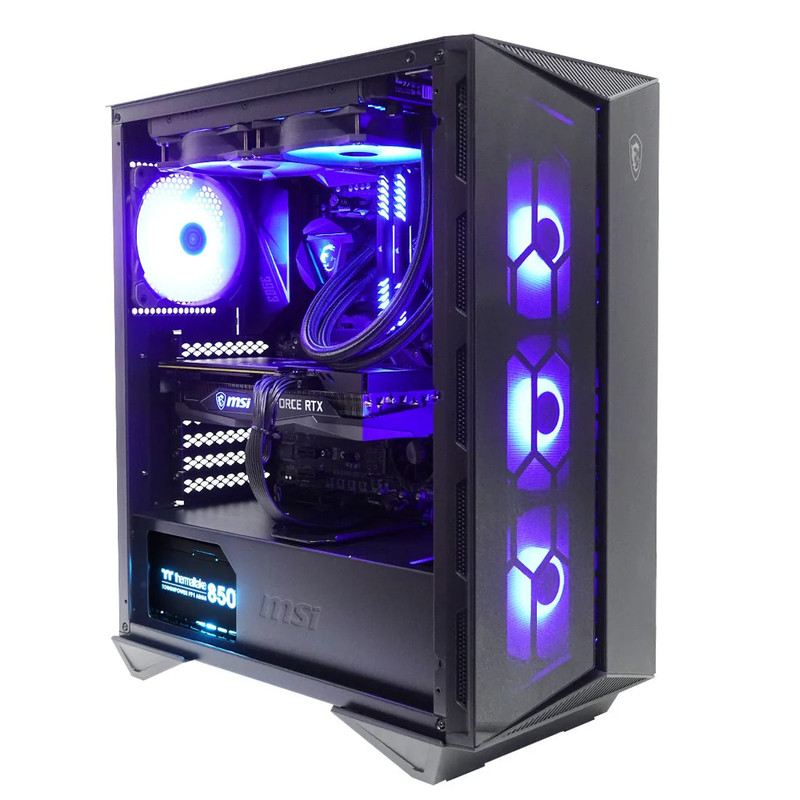 (Pre-Built) Gaming PC AMD Ryzen 5 5600X w/ MSI 3060Ti Gaming X LHR & MSI GUNGNIR 110R